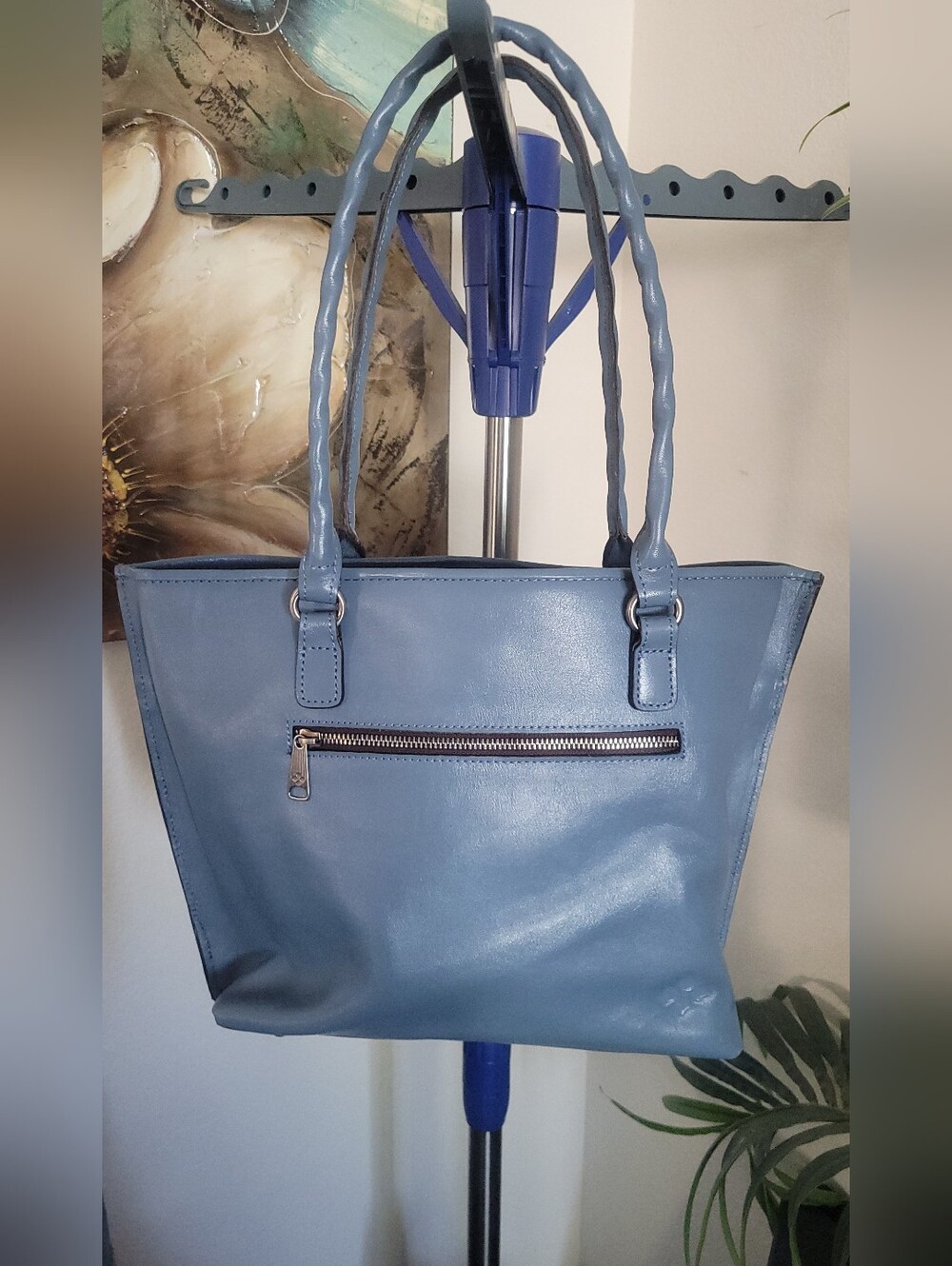 Patricia Nash Adeline tote bag in Safflower Blue - Picture 6 of 16